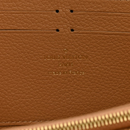 Louis Vuitton Empreinte Monogram Giant Clemence Wallet Arizona Creme 6 of 10