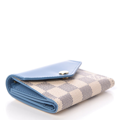 Louis Vuitton Damier Azur Zoe Wallet Bleuet 4 of 6