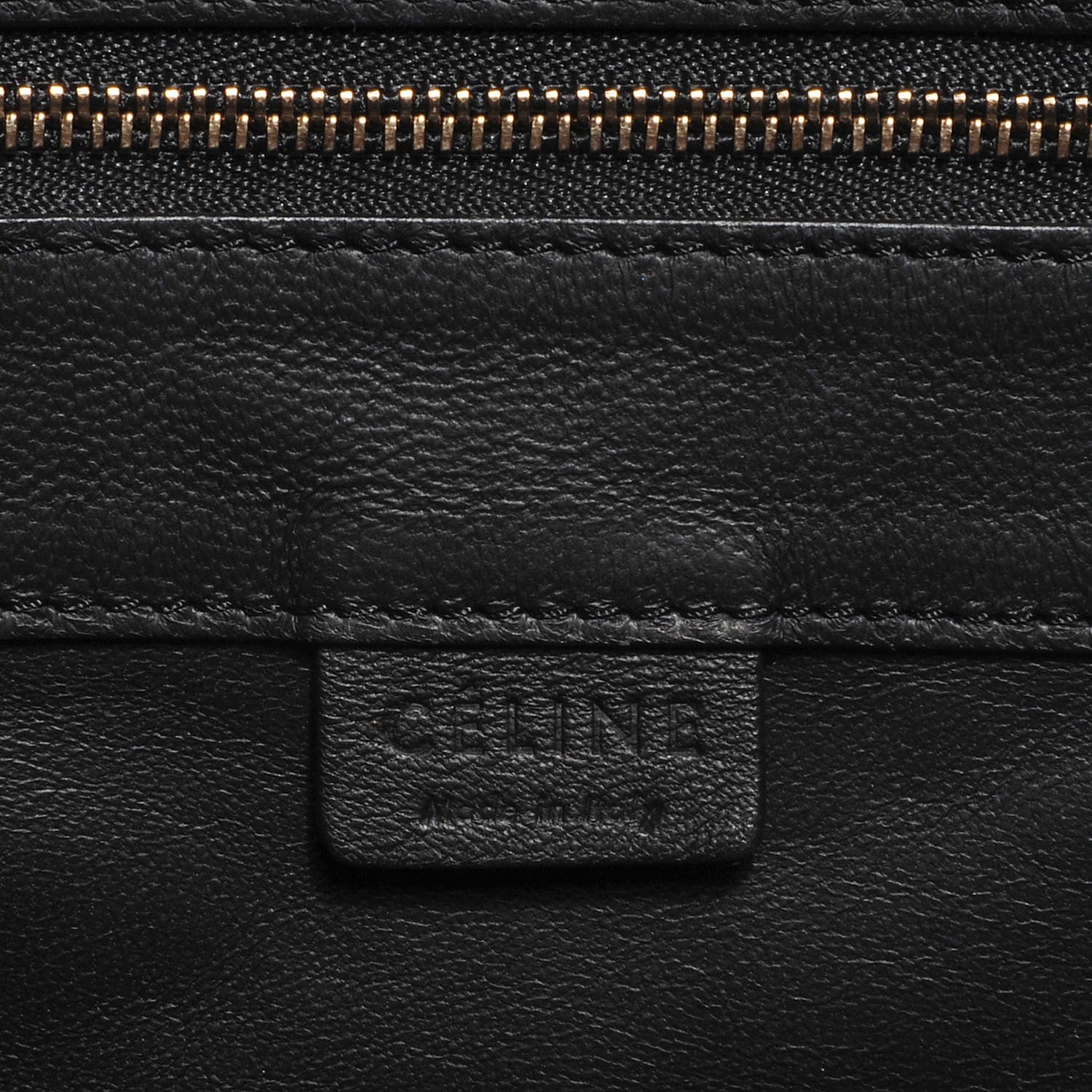 Celine Lambskin Floral Vertical Cabas Potiron 7 of 9