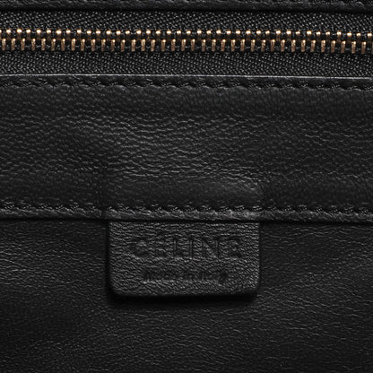 Celine Lambskin Floral Vertical Cabas Potiron 7 of 9