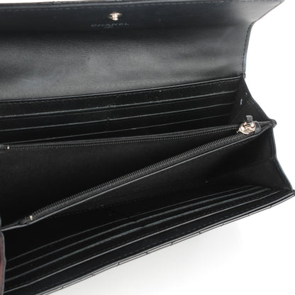 Chanel Patent Quilted Large Brilliant Flap Wallet Black 5 of 8