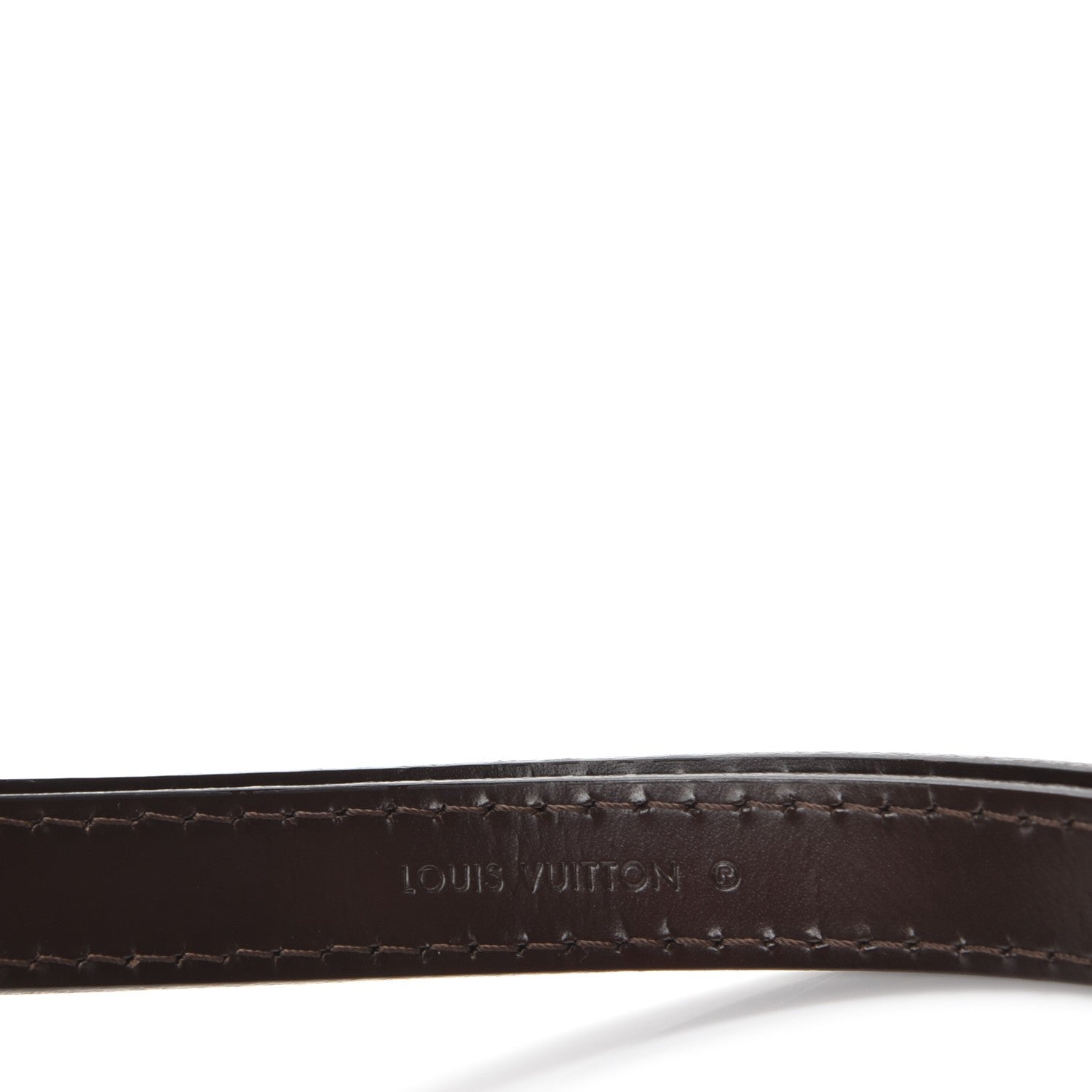 Louis Vuitton Calfskin 16mm Adjustable Shoulder Strap Brown 6 of 6