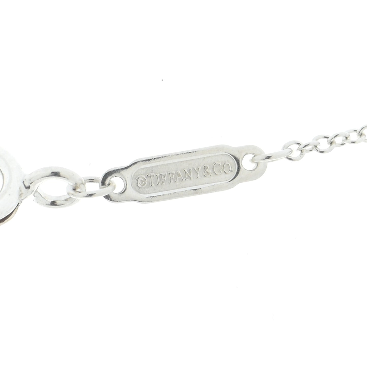 Sterling Silver Small T Wave Pendant Necklace