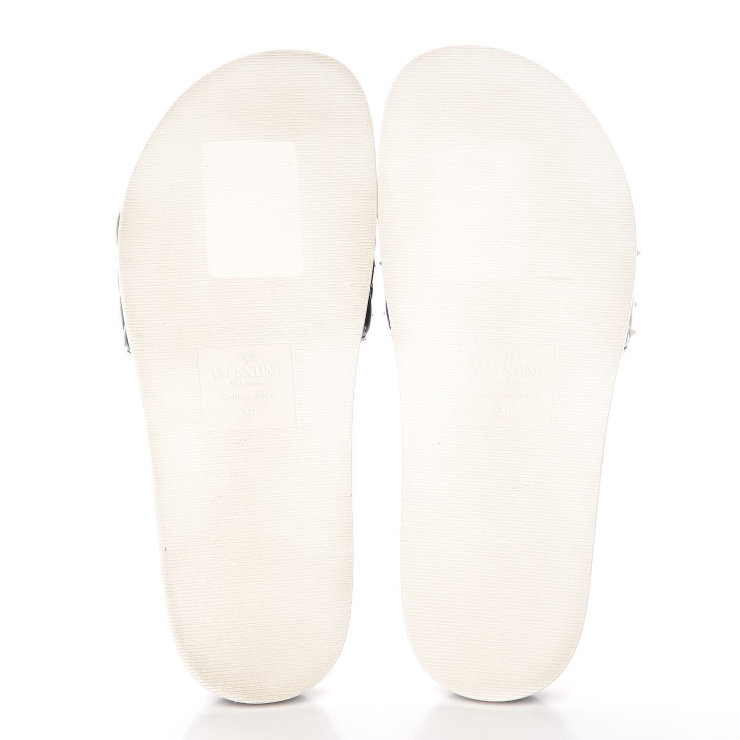 Nappa Free Rockstud Spike Pool Slide Sandals 38 Marine