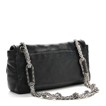 Chanel Grained Calfskin Mademoiselle Lock Bijoux Chain Flap Black 3 of 11
