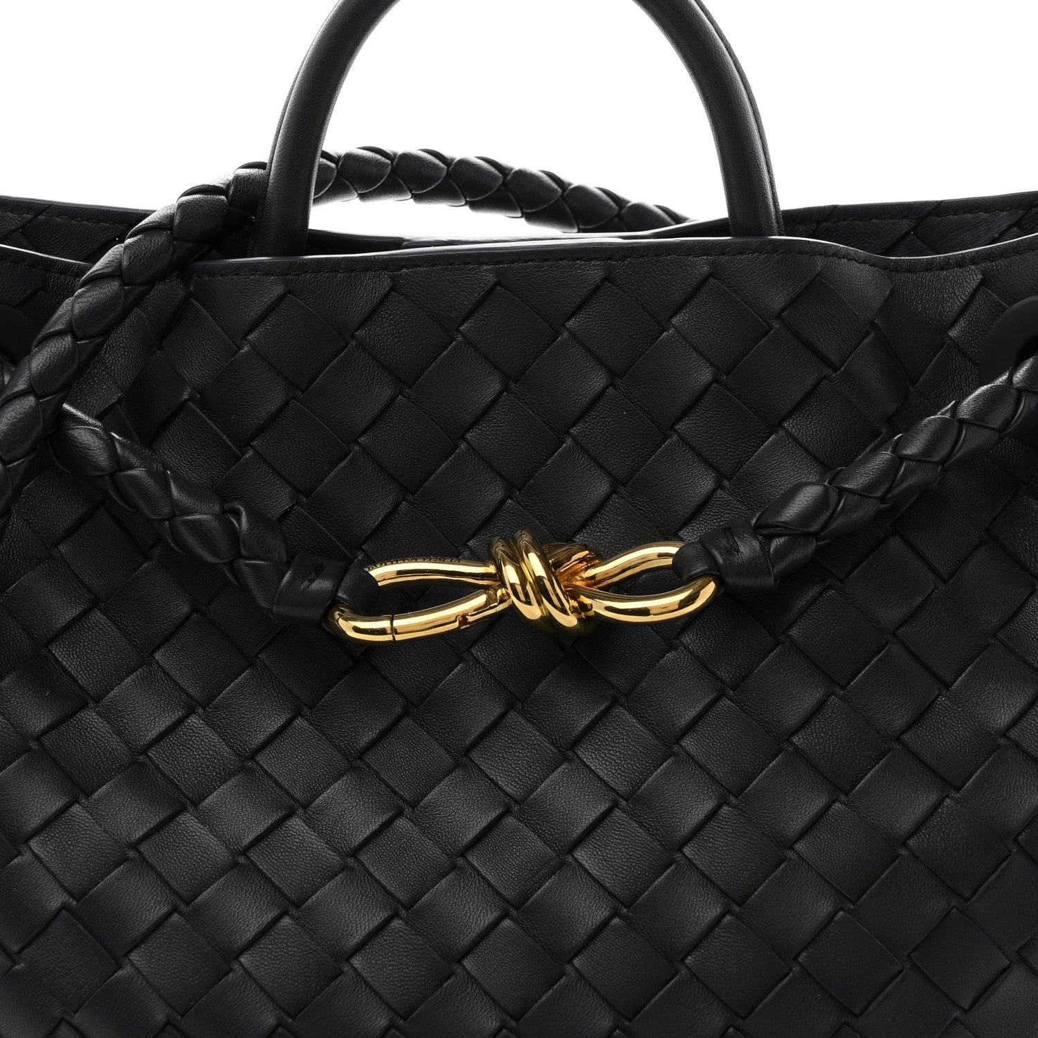 Bottega Veneta Nappa Intrecciato Medium Andiamo Shoulder Bag Space 7 of 9