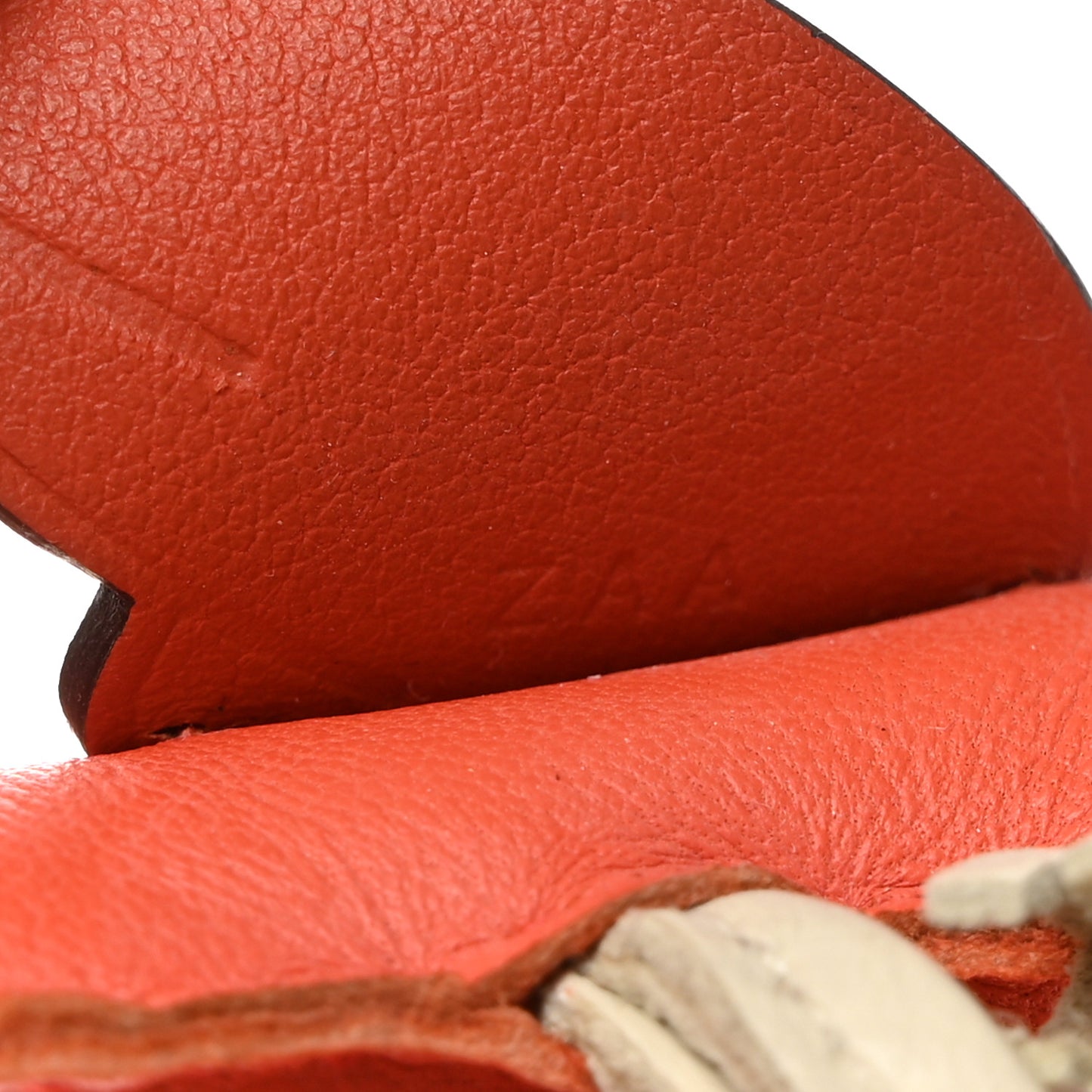 Milo Lambskin Grigri Rodeo Pegase Horse Bag Charm PM Orange Poppy Craie Terre Battue