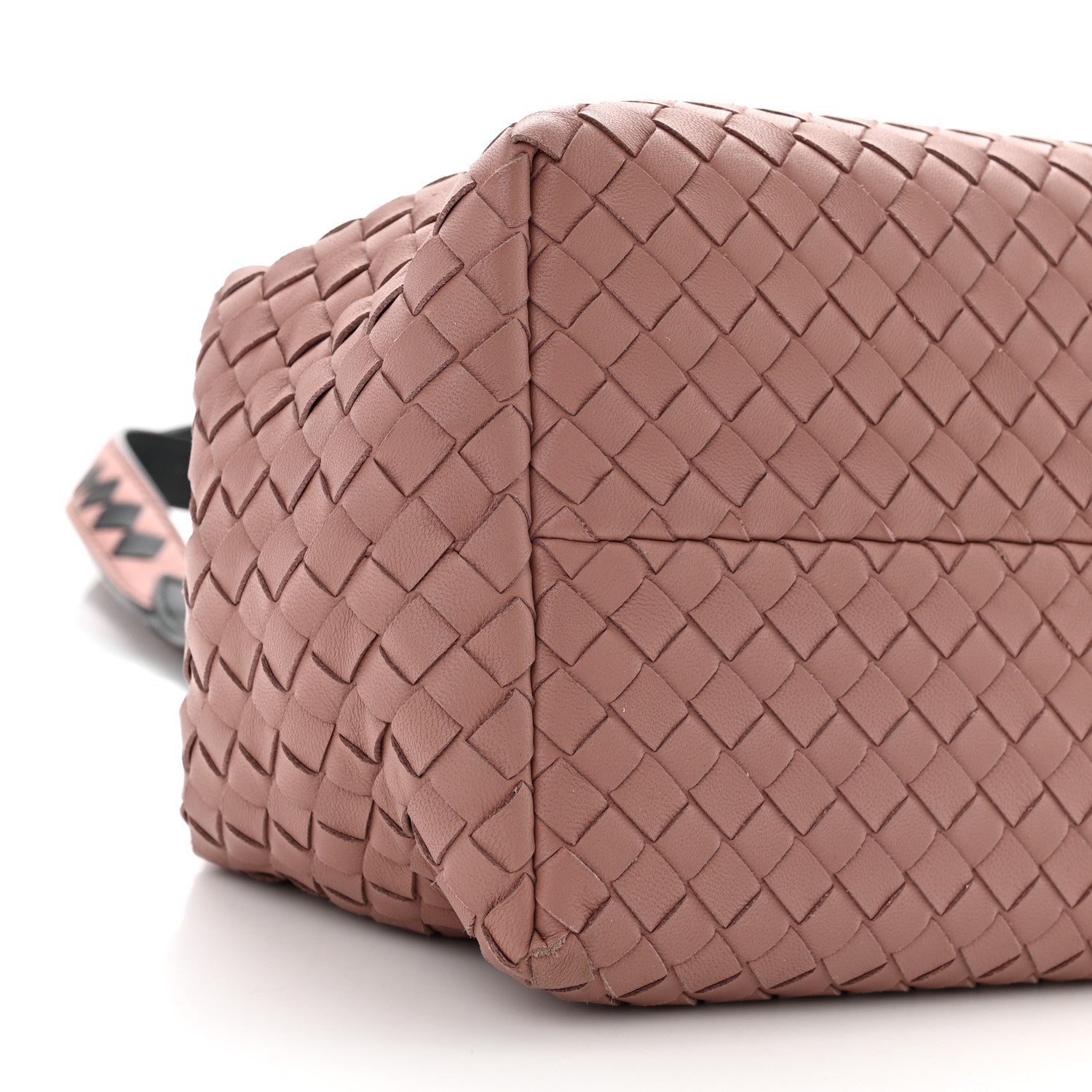 Bottega Veneta Nappa Intrecciato Mini Cesta Tote Deco Rose Black 8 of 10