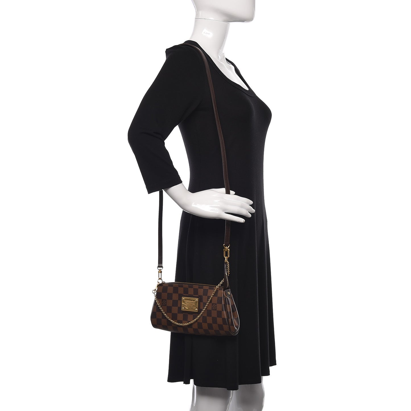 Damier Ebene Eva Clutch