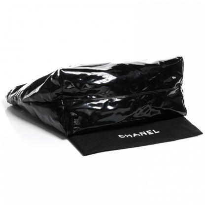 Chanel Vinyl XL Coco Cabas Black 4 of 8