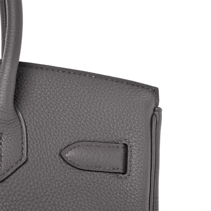 Hermes Togo Birkin 30 Etain 33 of 37