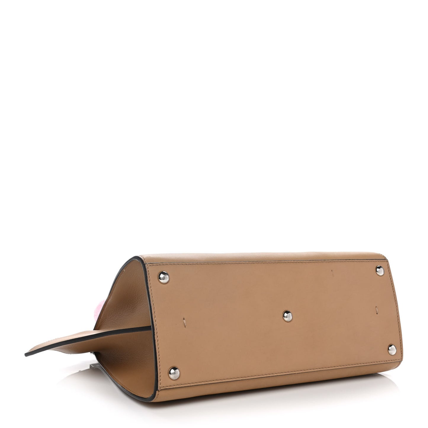 Calfskin Shearling Petite 3Jours Tote Tan