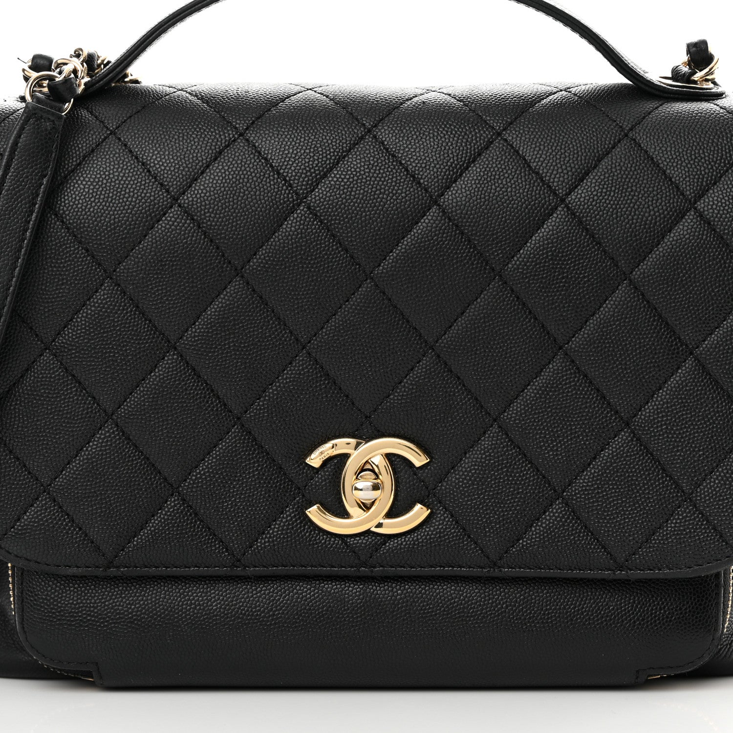 Chanel Caviar Quilted Large Business Affinity Flap Black 7 of 19