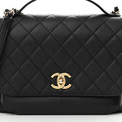 Chanel Caviar Quilted Large Business Affinity Flap Black 7 of 19