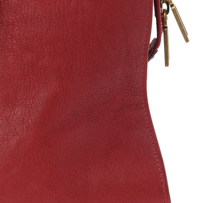 Saint Laurent Sheepskin Medium Cabas ChYc Red 12 of 15