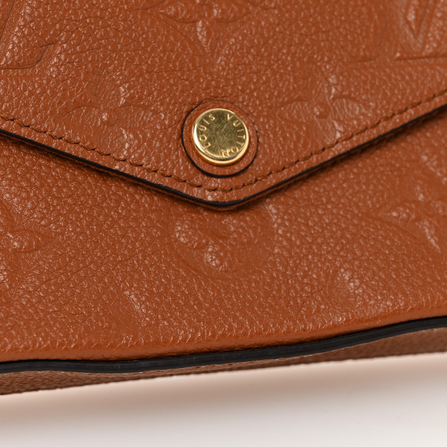 Louis Vuitton Empreinte Pochette Felicie Chain Wallet Cognac 11 of 11