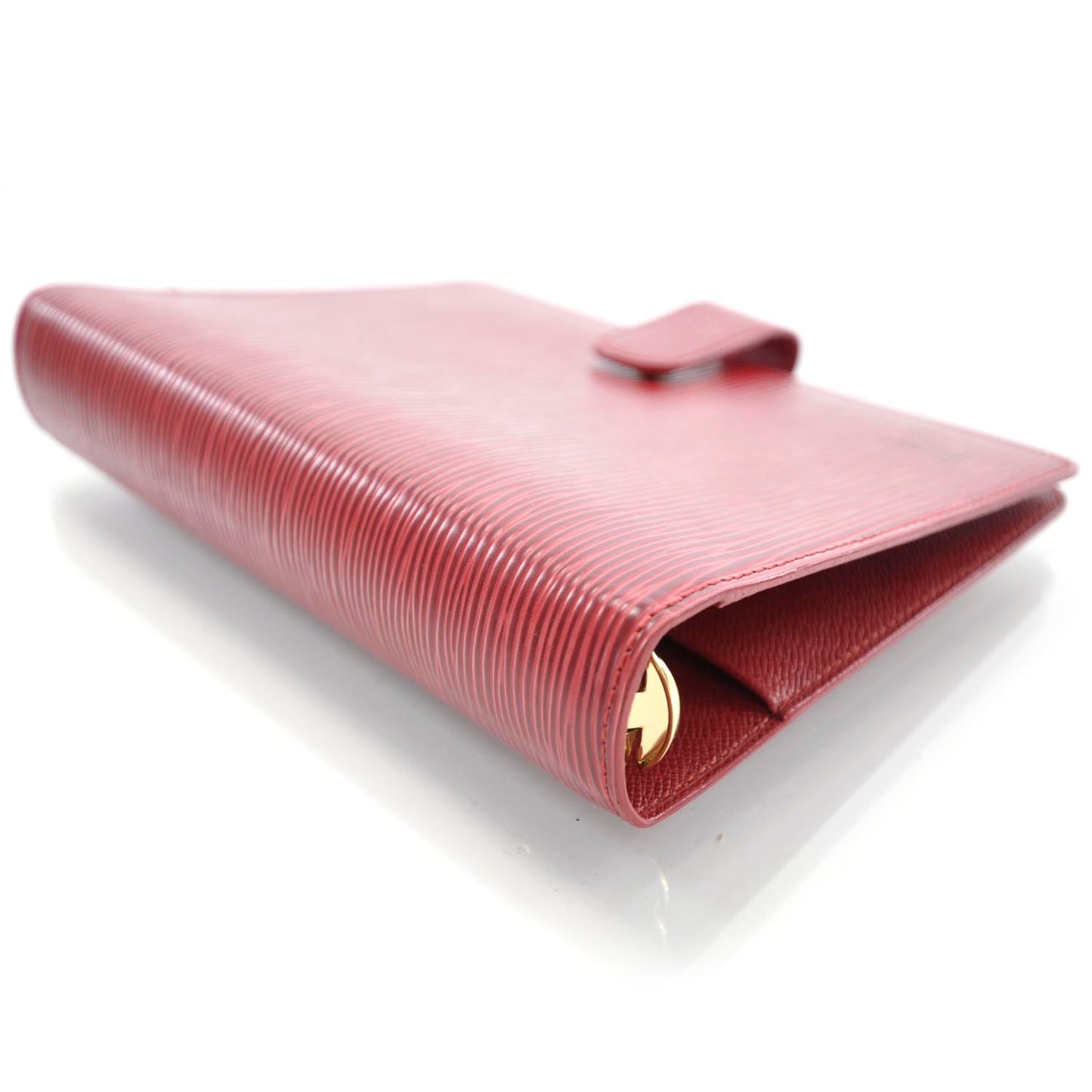 Epi Medium Ring Agenda Cover Red