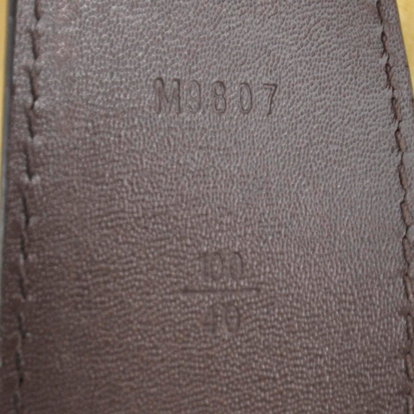 Damier Ebene LV Initiales Belt 100 40