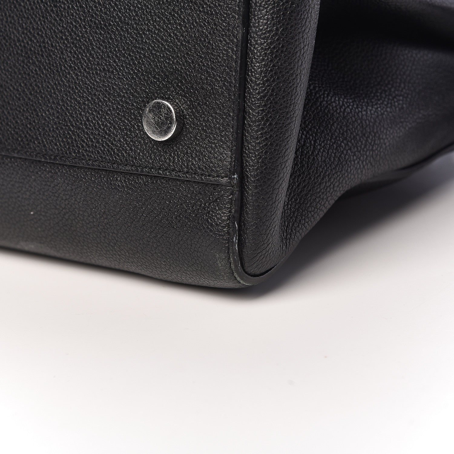 Saint Laurent Grained Calfskin Medium Rive Gauche Cabas Black 18 of 22