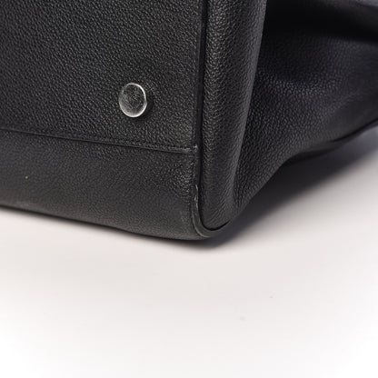 Saint Laurent Grained Calfskin Medium Rive Gauche Cabas Black 18 of 22