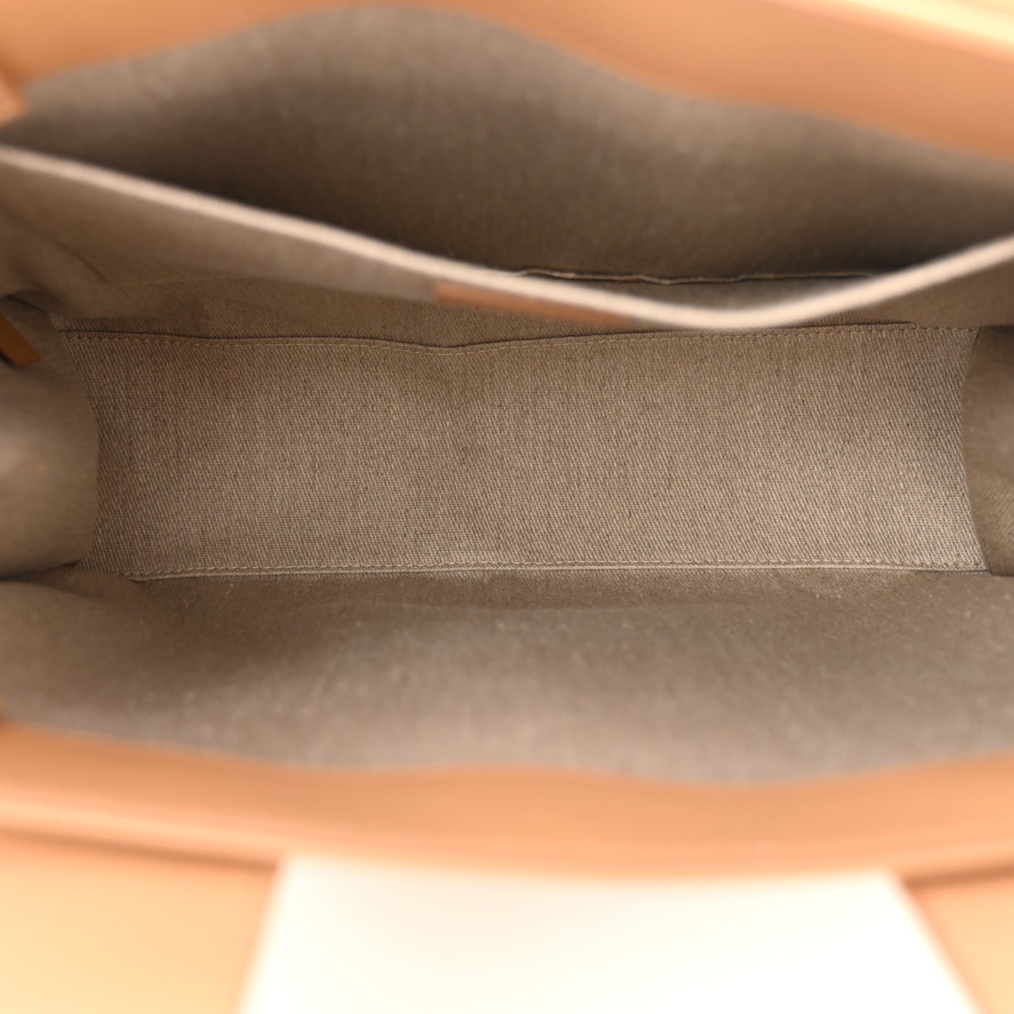 Calfskin Medium Woody Tote Light Tan