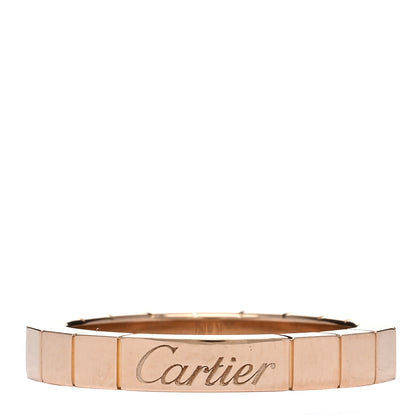 Cartier 18K Pink Gold Lanieres Ring 51 5.75 1 of 5