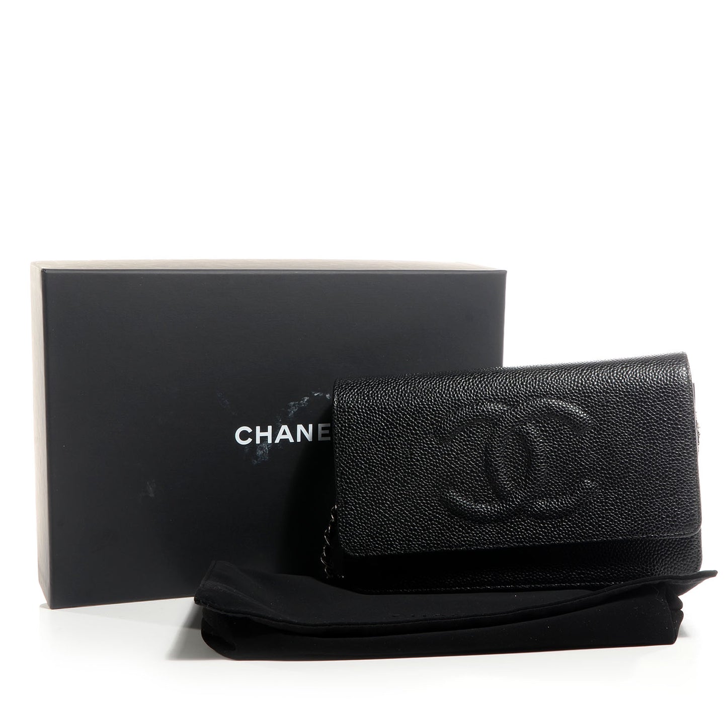 Caviar Timeless CC Wallet on Chain WOC Black