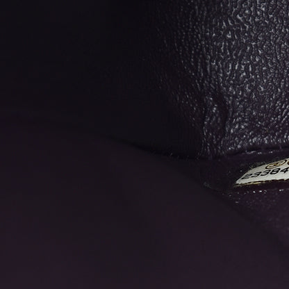 Chanel Caviar Quilted Jumbo Double Flap Dark Purple 6 of 11