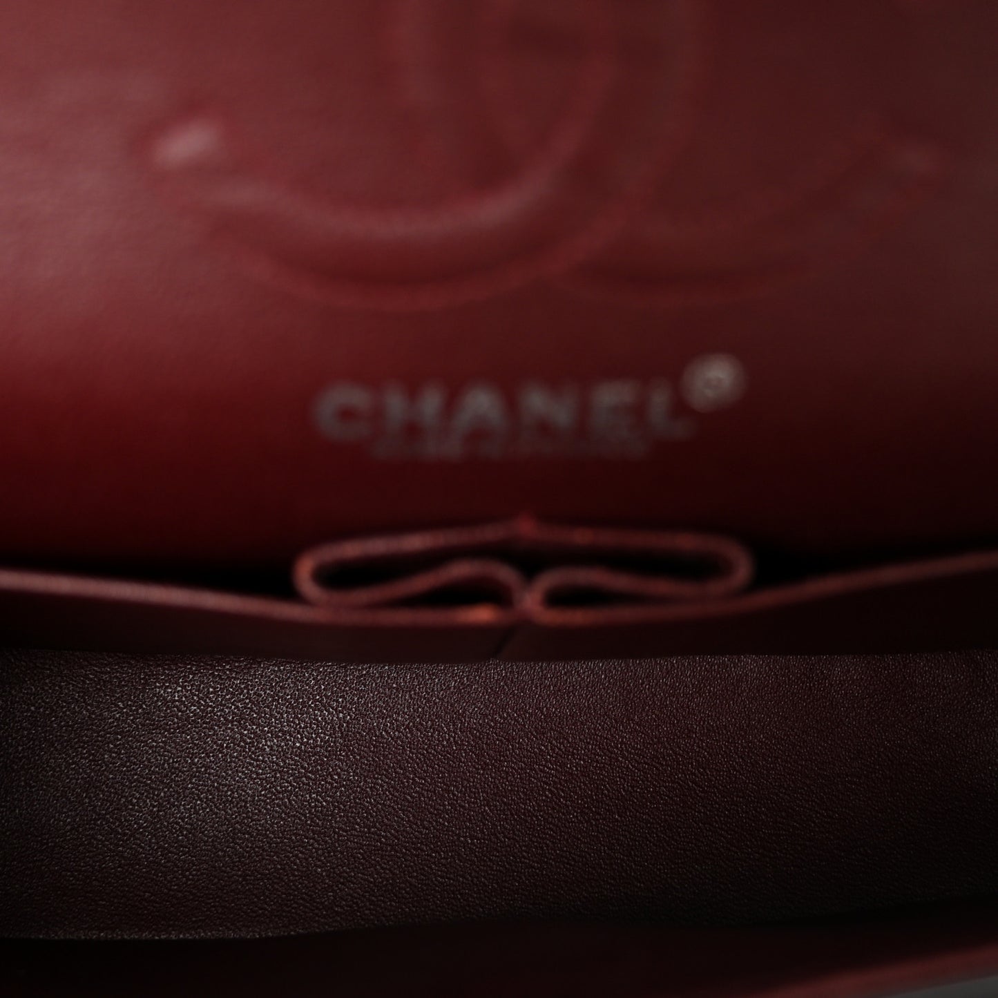 Lambskin Quilted Small Double Flap Black