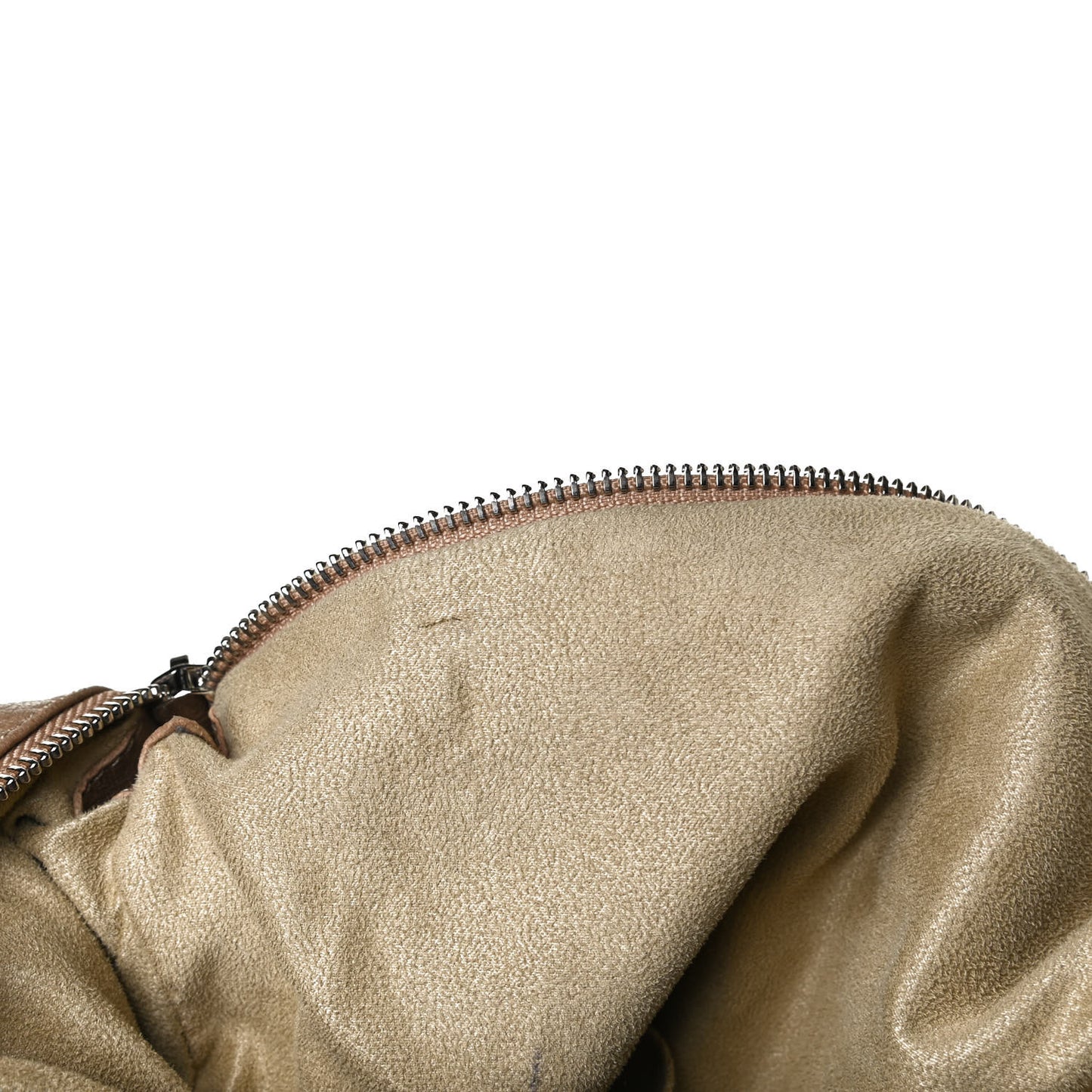 Lambskin Biker Hobo Beige