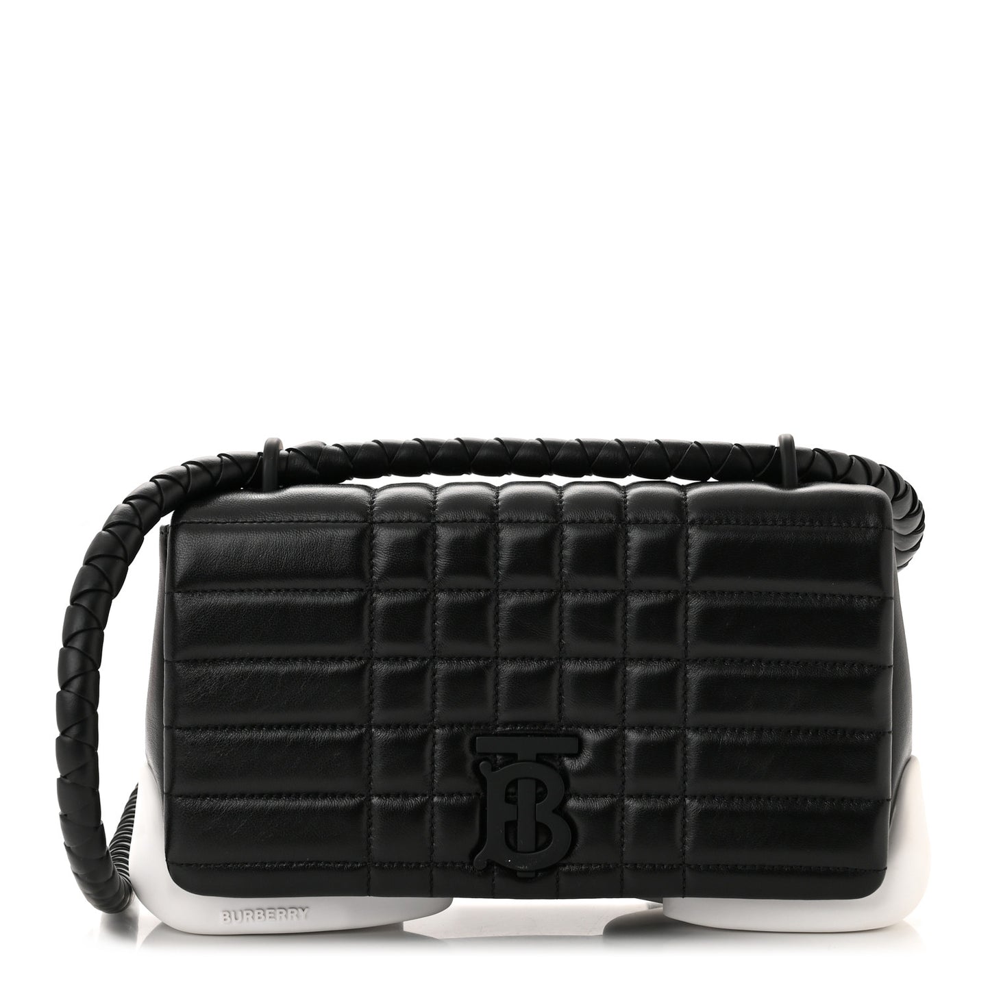 Lambskin Quilted Small Lola Hoof Bag Black