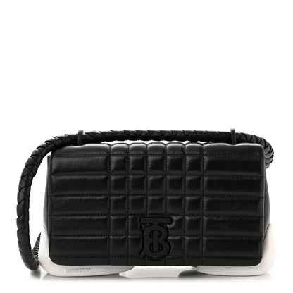 Burberry Lambskin Quilted Small Lola Hoof Bag Black 1 of 10