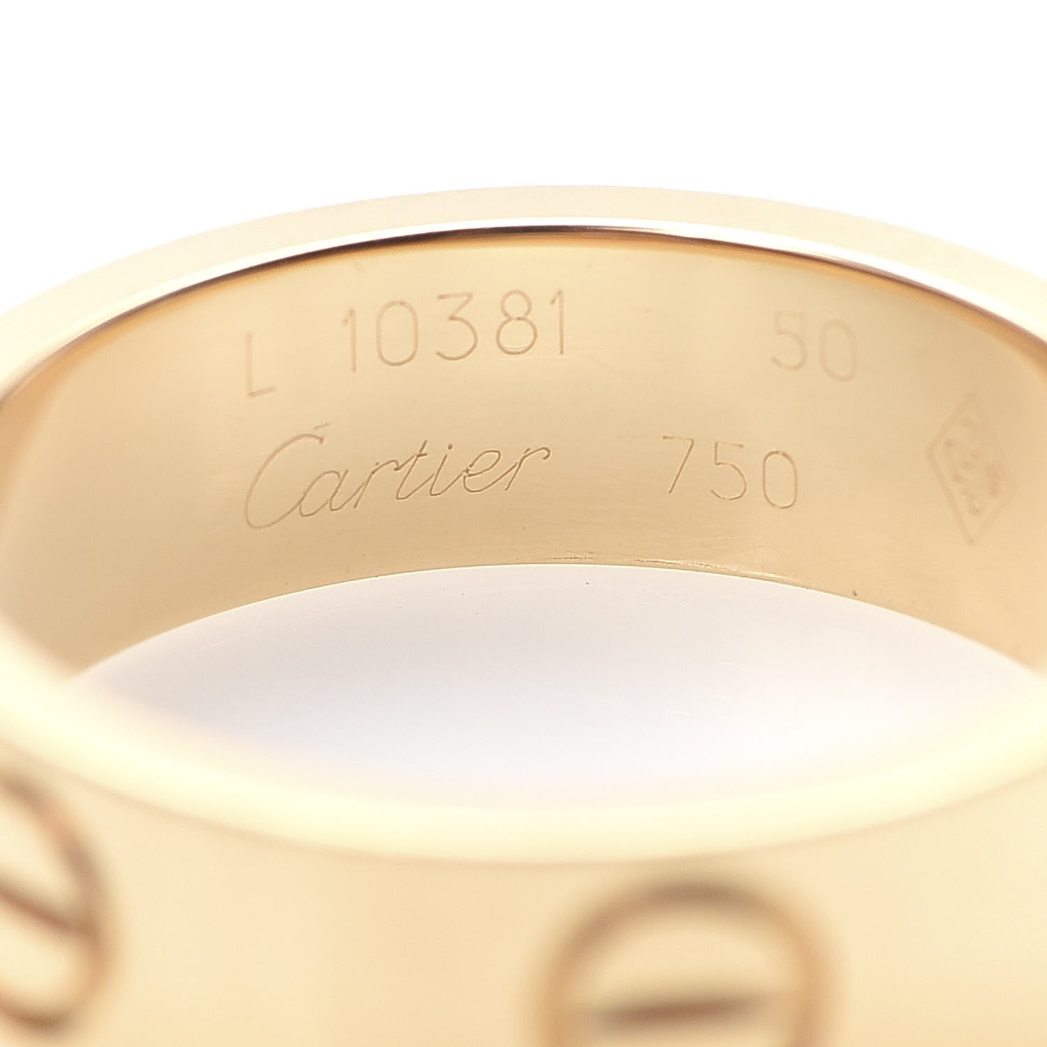 Cartier 18K Yellow Gold 5.5mm LOVE Ring 50 5.25 4 of 4