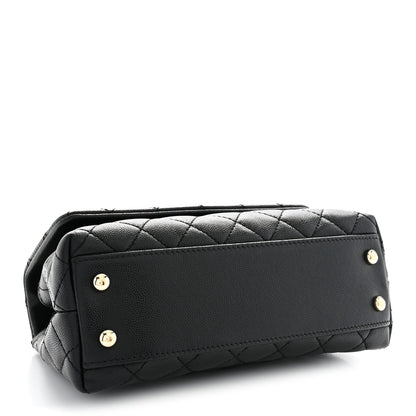 Chanel Caviar Quilted Mini Coco Handle Flap Black 4 of 10