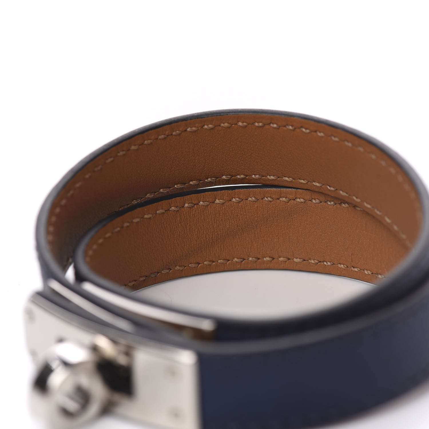 Hermes Swift Kelly Double Tour Bracelet S Bleu Saphir 4 of 8