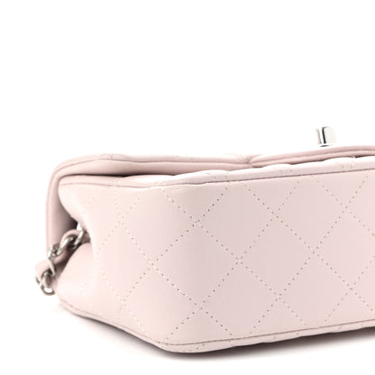 Chanel Lambskin Quilted Mini Rectangular Flap Light Pink 8 of 11
