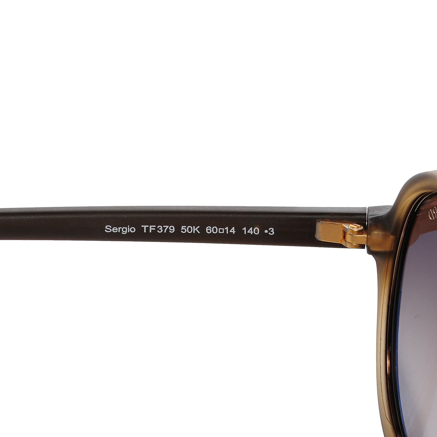 Sergio TF379 Sunglasses Brown Wood Effect