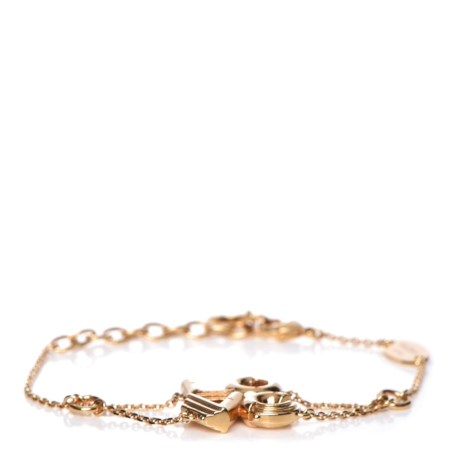 Brass LV & Me Love Bracelet Gold