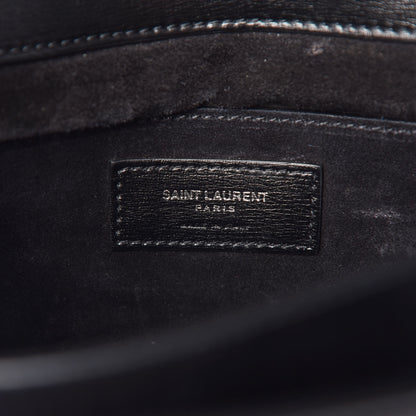 Saint Laurent Calfskin Large Monogram Sunset Black 7 of 11