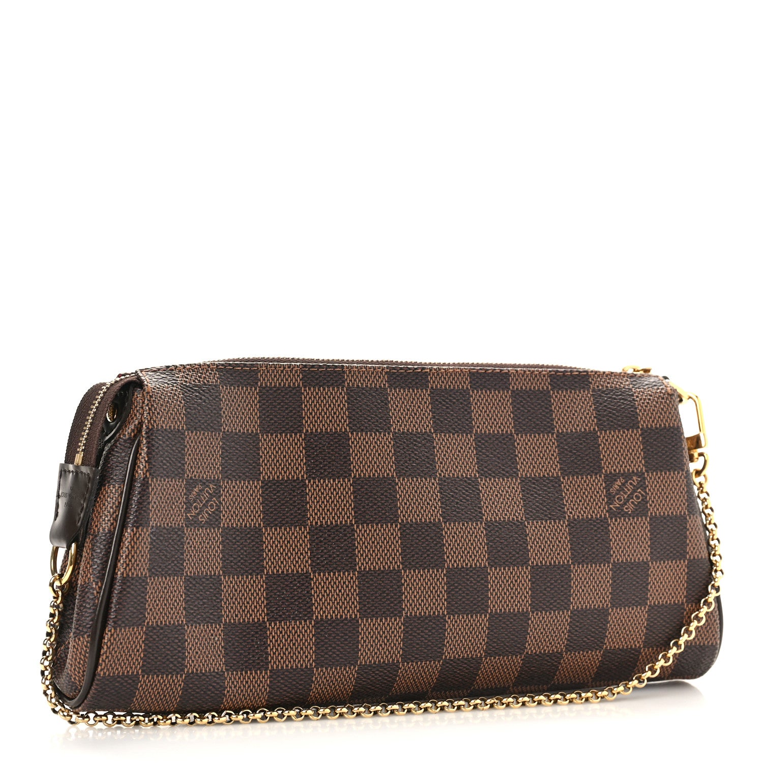 Louis Vuitton Damier Ebene Eva Clutch 3 of 8