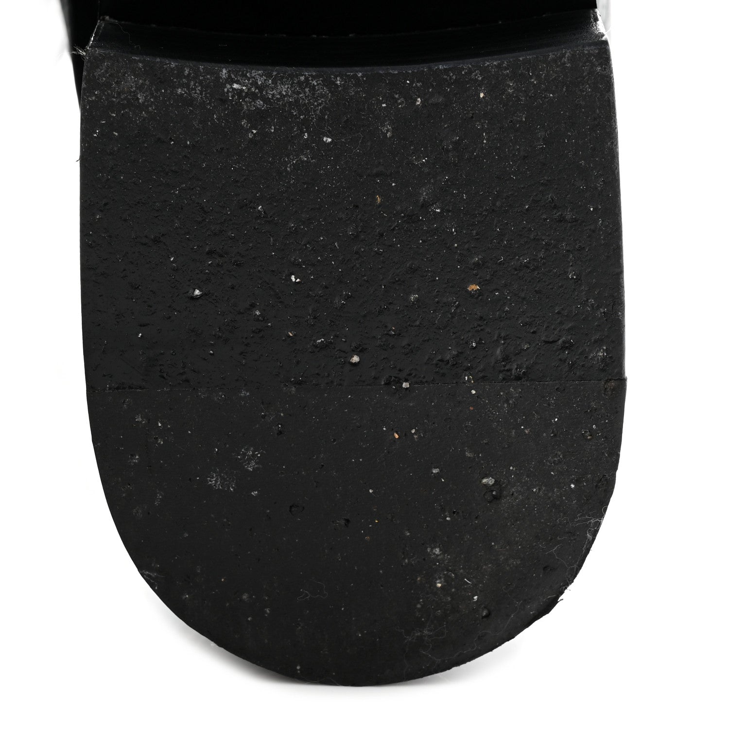 Chanel Shiny Goatskin Cap Toe Combat Boots 40.5 Black Dark Grey 13 of 19