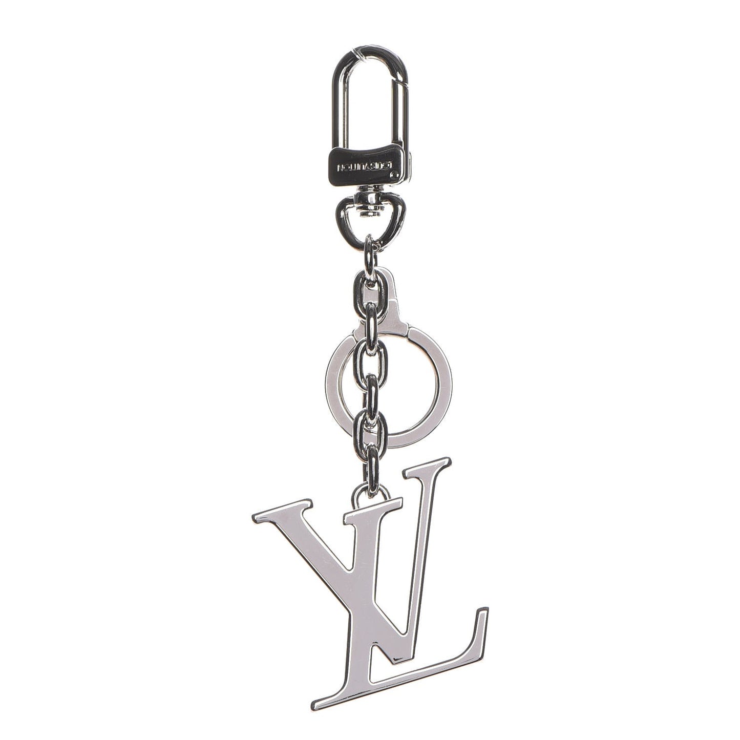LV Initials Key Holder Silver