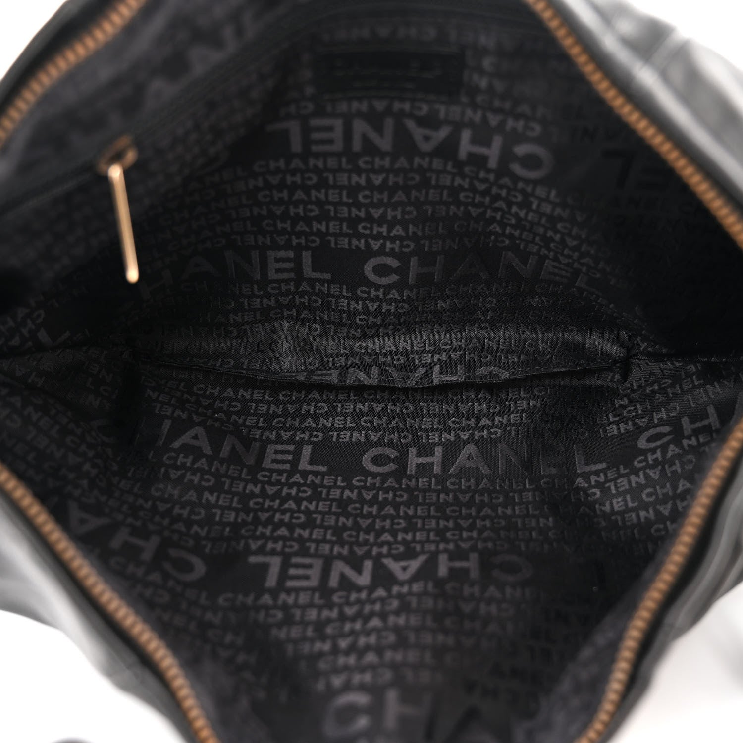 Chanel Lambskin Small Chain Hobo Black 5 of 10