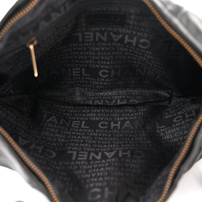 Chanel Lambskin Small Chain Hobo Black 5 of 10