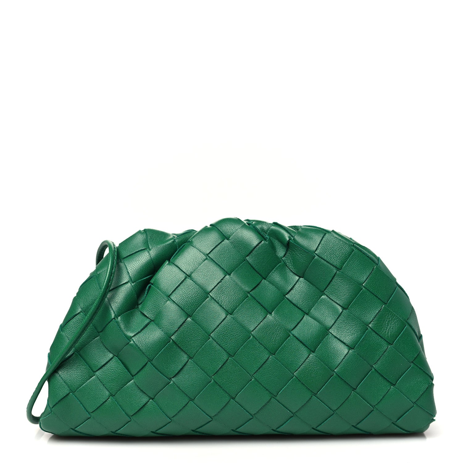 Bottega Veneta Nappa Intrecciato The Mini Pouch Racing Green 1 of 10