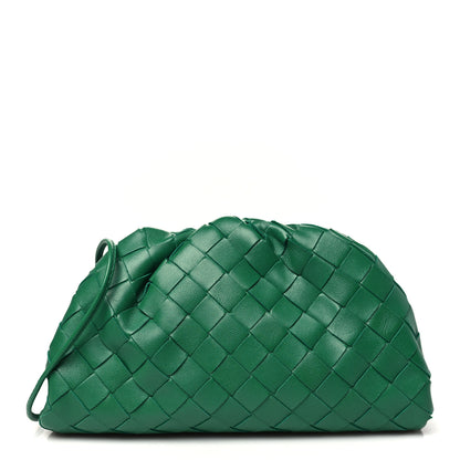 Bottega Veneta Nappa Intrecciato The Mini Pouch Racing Green 1 of 10