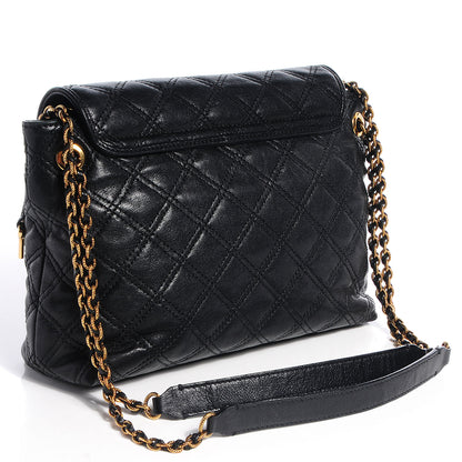 Marc Jacobs Leather Quilted Large Baroque Single Black 3 of 8