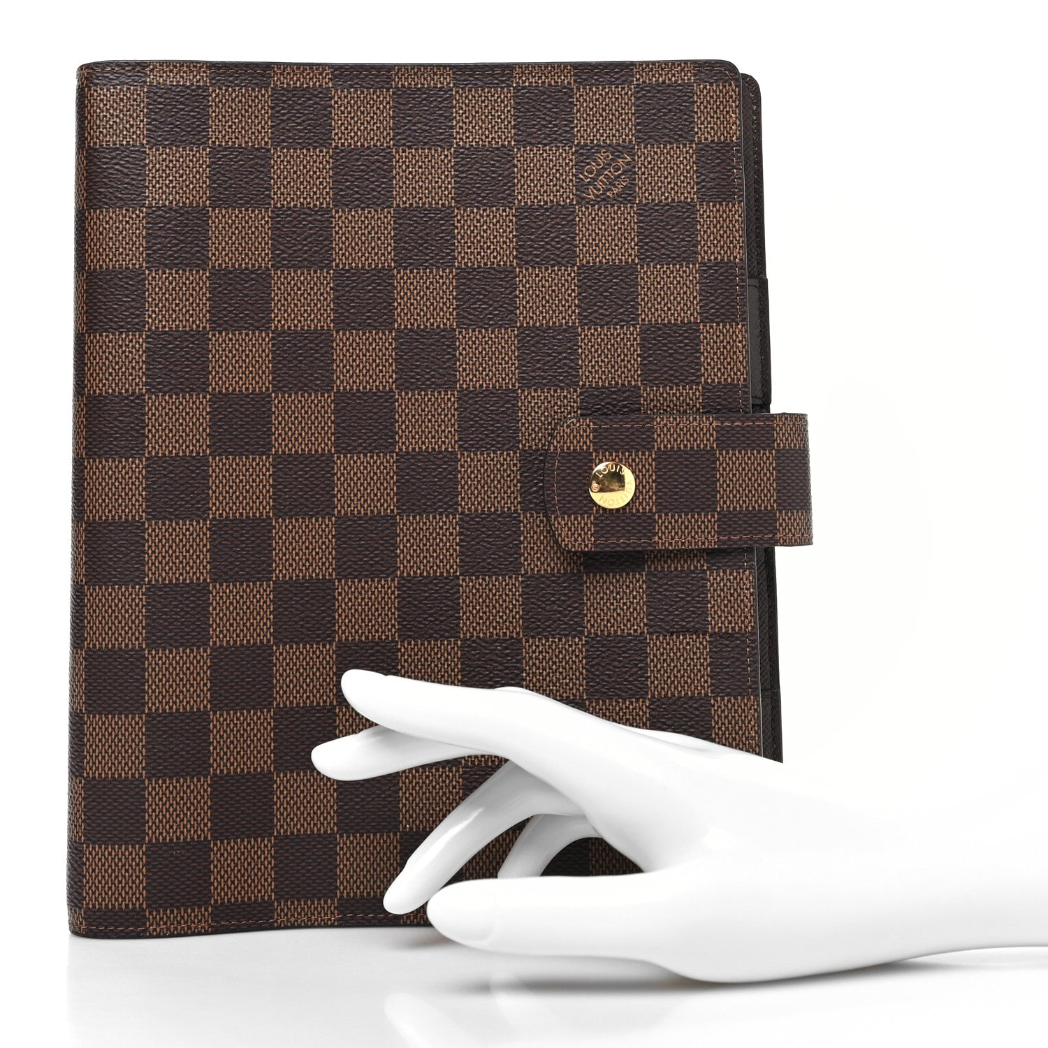 Louis Vuitton Damier Ebene Large Ring Agenda Cover 2 of 9