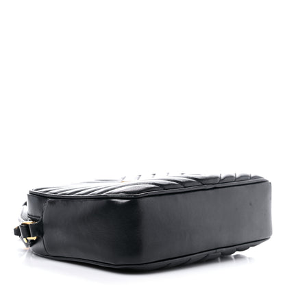 Saint Laurent Calfskin Matelasse Monogram Lou Camera Bag Black 4 of 17