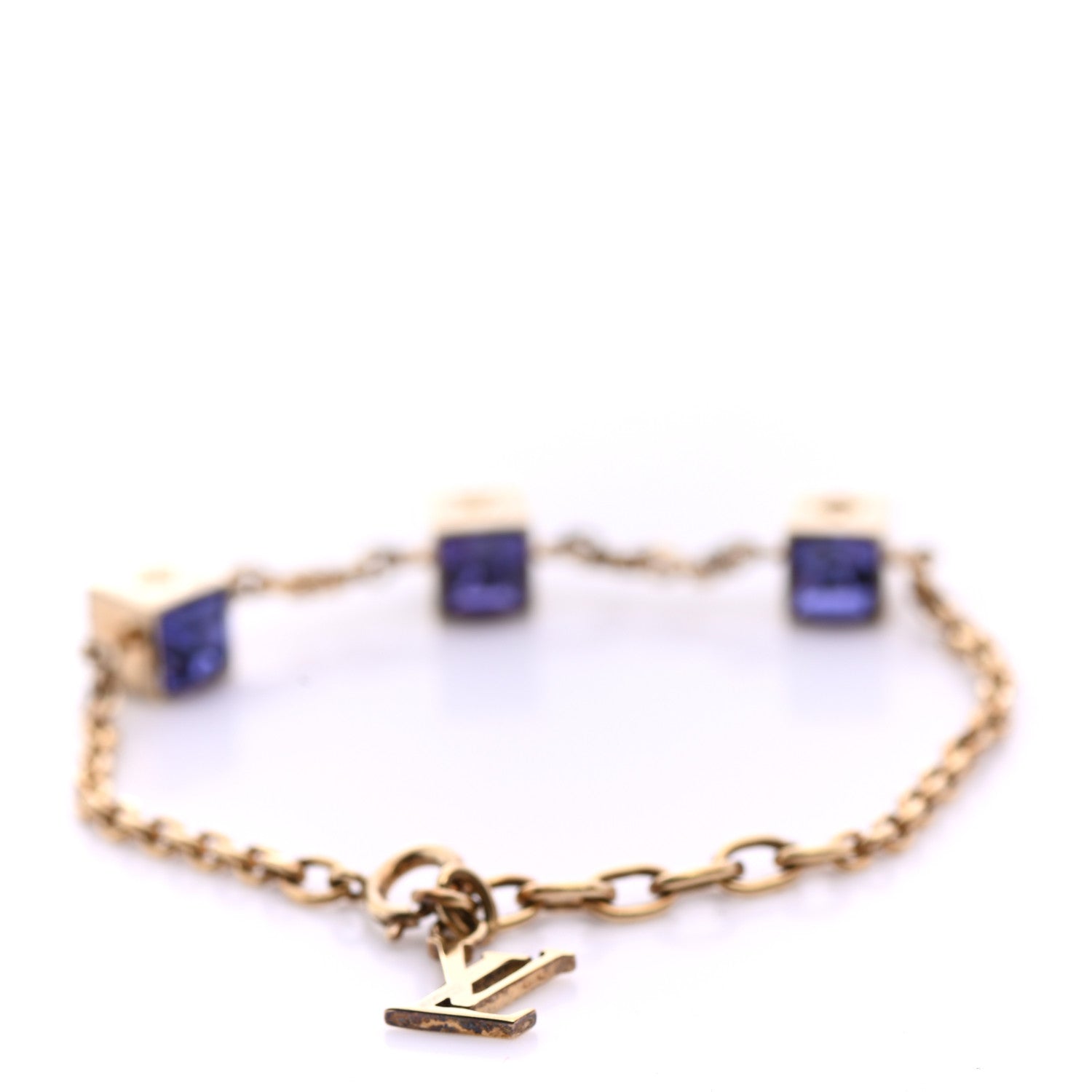 Louis Vuitton Swarovski Gamble Bracelet Azur 3 of 4